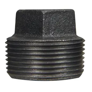 Mueller Streamline 521-805BG 1 in. Plug Black- pack of 5