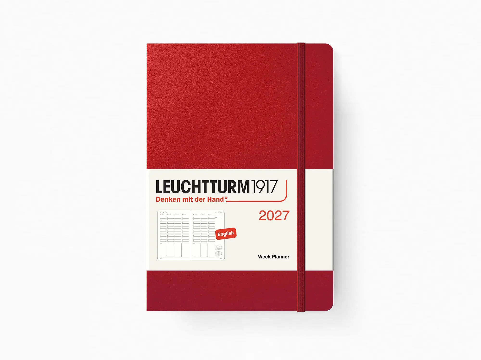 2027 Leuchtturm 1917 Week Planner - CHERRY