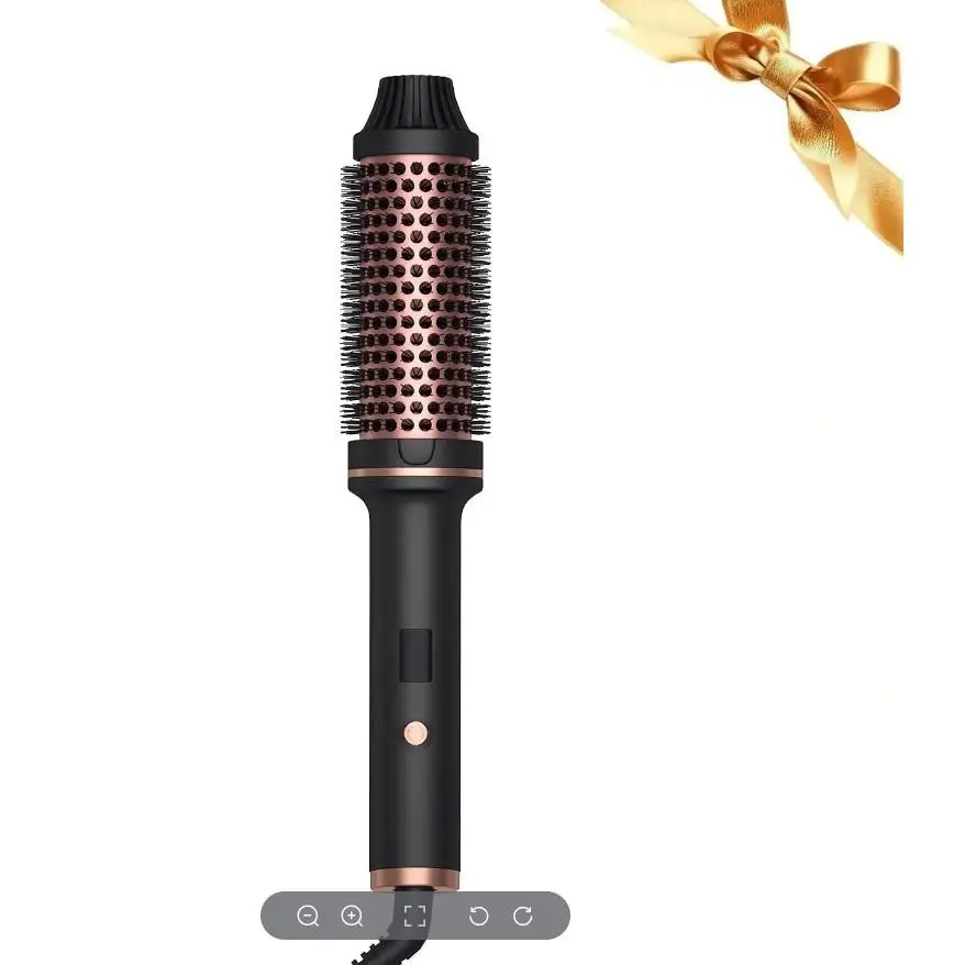 1.5 inch Round Styling Hair Brush, Ceramic Anti-Static Blow Dry Brush, Detangling Volumizing Barrel Brush for Smooth Blowouts