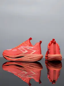 Full Carbon Plate Racing Running Shoes, Athletic Running Trainers (32-45 Sizing) - Lycra Mesh Breathable Upper + Supercritical Foam Sole + Anti-Slip Outsole, For Professional Training & Daily Jogging, Sustained Rebound, Stable Cornering