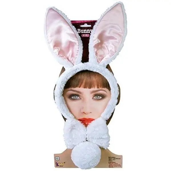 White Bunny Rabbit Costume Accessory Kit
