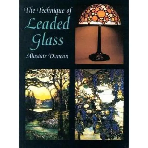 USED Book - The Technique of Leaded Glass (Dover Stained Glass Instruction) by Alastair Duncan (Paperback) - english