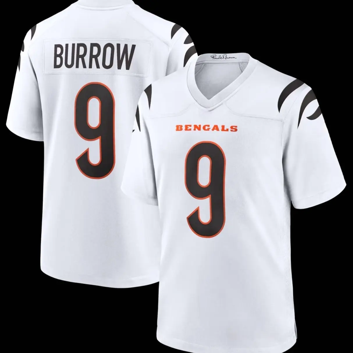 Unisex Football inspired by Burrow 9 Cincinnati Game Jersey - White