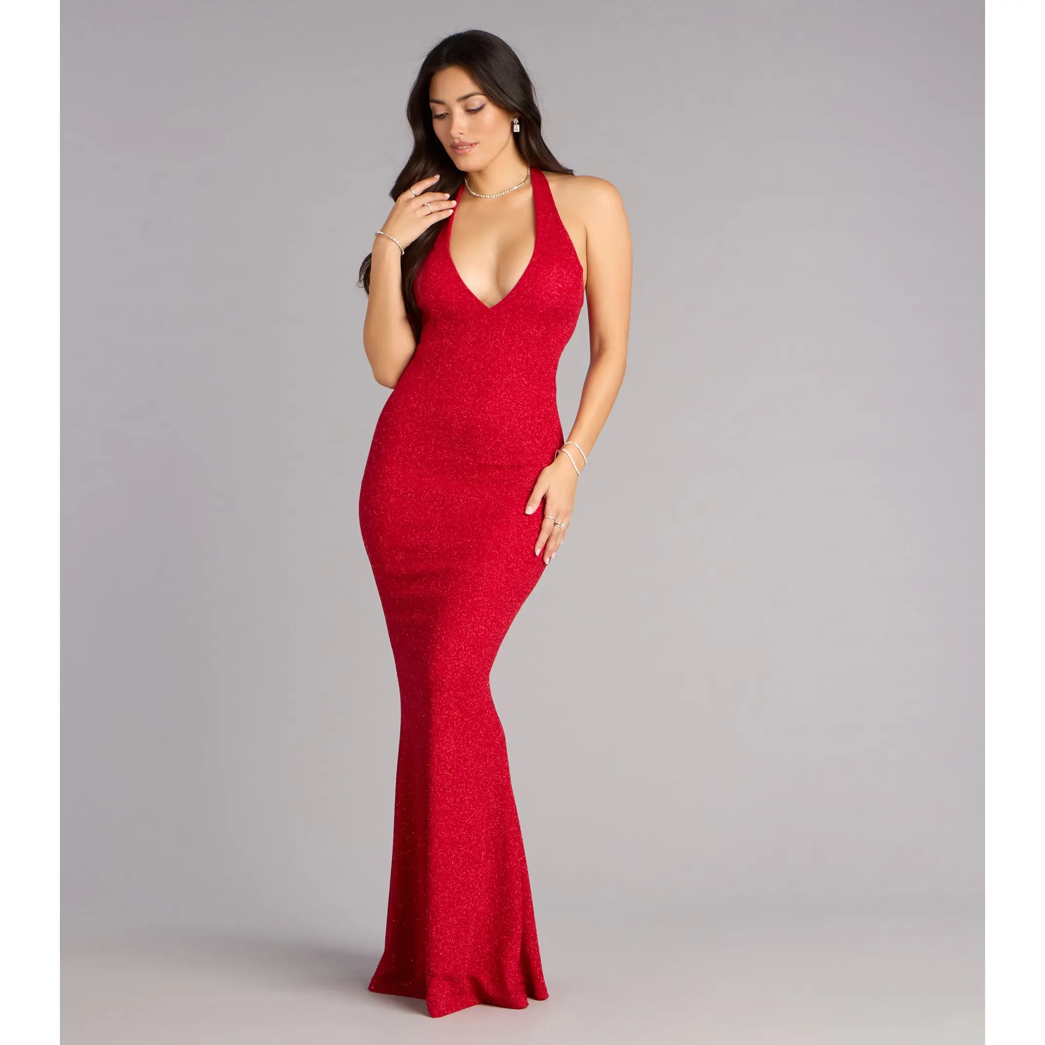 kerri formal velvet mermaid dress - TikTok Shop