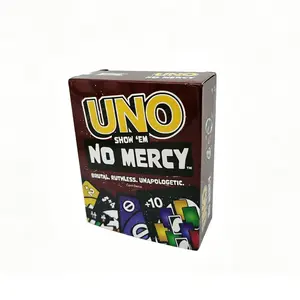 Uno Brutal Edition Card Game, Family Party Interactive Board Game, Hardcore Version, Supports 2-10 Players, Fun and Competitive Gameplay