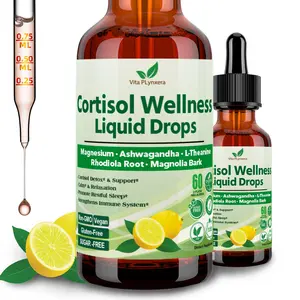 Cortisol Supplement Liquid Drops, 17-in-1 Cortisol Detox,Hormone Balanced for Women, Mood Focus, Sleep Support 2 FL/Oz
