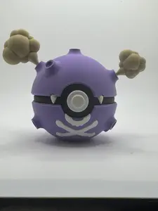 3D printed Pokeball Themed Character Ball Koffing!