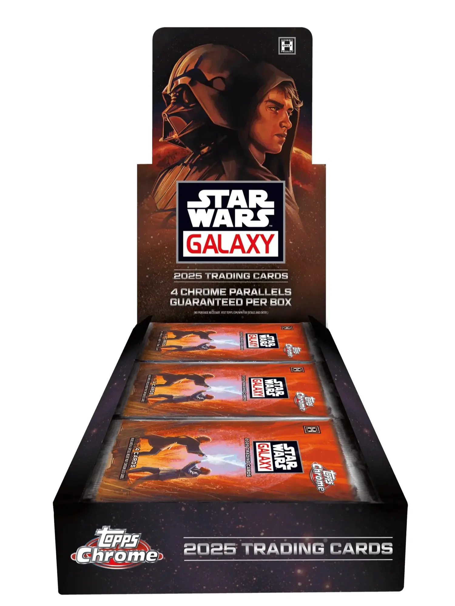2025 Topps Star Wars Chrome Galaxy Booster Pack