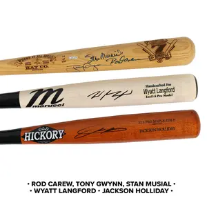 Fire Factory Autographed Baseball Bat PYD - Unique Collectible Memorabilia for Fans & Collectors
