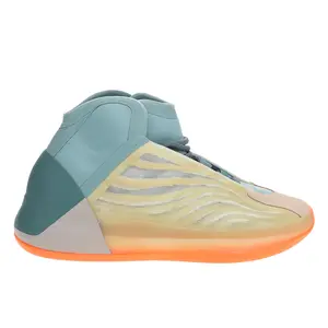 adidas Mens Yeezy Quantum Lace Up Basketball Sneakers Shoes Casual - Beige, Blue, Orange