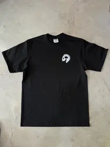 Gear Spool Skull Logo T Shirt Hand Block Printed