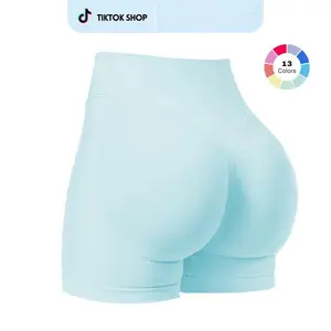 Coral Canton Impact High Waisted Shorts, Butt Lifting Shaping Compression Yoga Activewear for Women, Comfortable & Trendy Workout Leggings