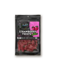 El Jefe Strawberry Twists Con Chamoy Wet Candy