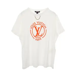 Pre-owned Louis Vuitton Cotton Small Leather Goods Flocked LV TShirt