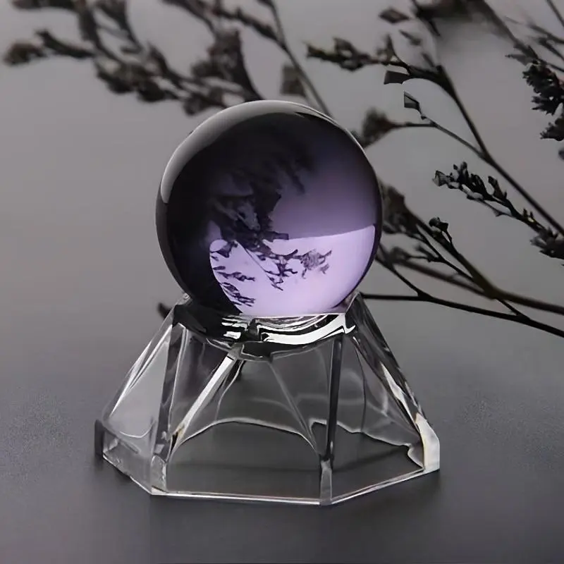 Acrylic Crystal Ball Display Base, Ball Display Stand, Ball Holder, Home Room Decoration Home Decoration Display Stand, Mother's Day Spring Easter Gift, Acrylic Shelf, Acrylic Display Stands