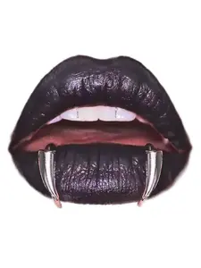 Punk Style Non-Piercing Lip Rings Set, Silver Color Trendy Lip Jewelry, Personalized Fashion Statement, 2 Pieces, Unisex Design