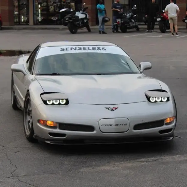 White Senseless Sun Strip Vinyl Car Windshield Banner