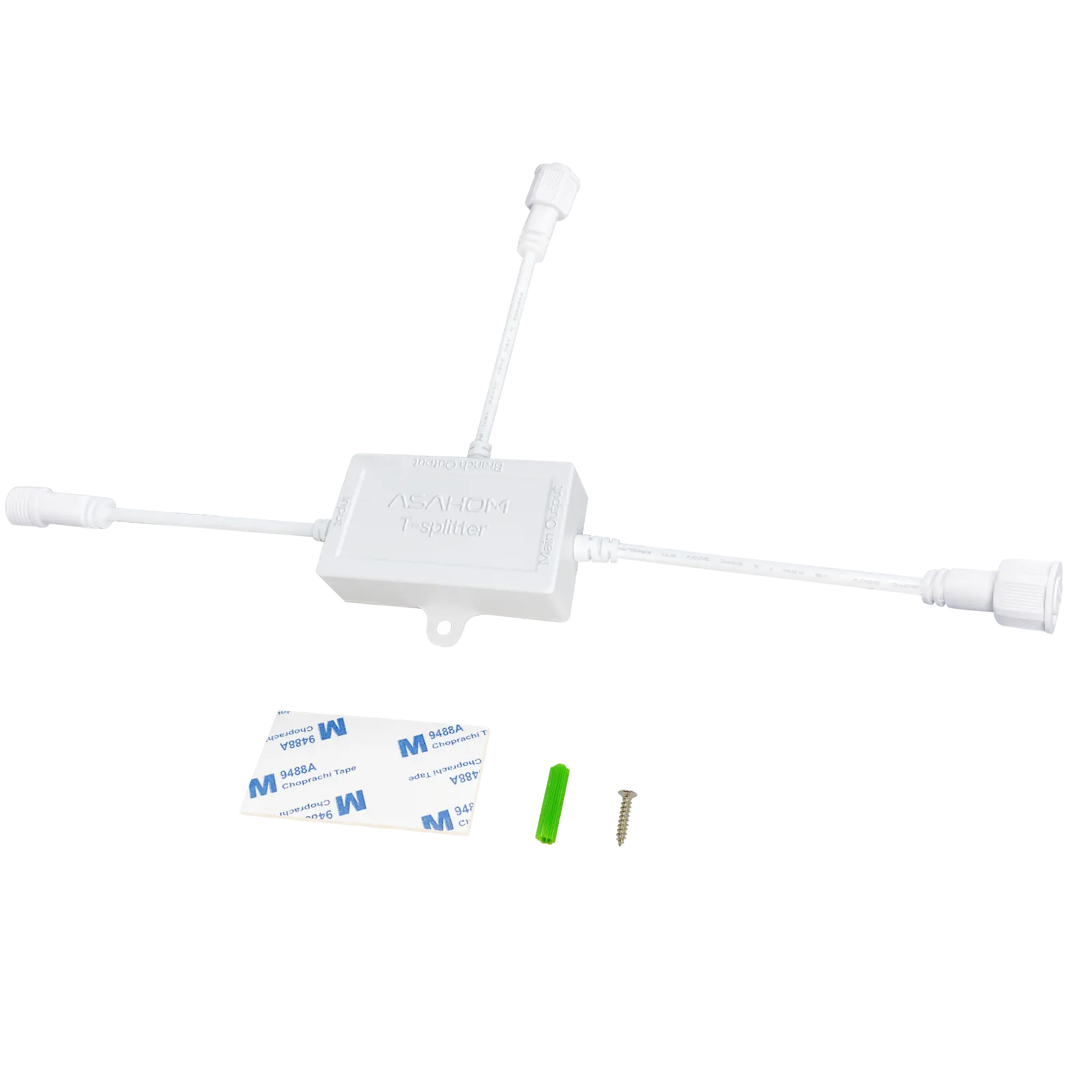 ASAHOM T-Splitter for Permanent Outdoor Lights S1050/S1060/S1070/S1080/S1090/Govee/Eufy