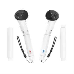 Multifunctional Extension Gamepad Accessory, VR Game Long Arm Grip, VR Game Controller Accessory for Meta Quest 3s Beat Saber Golf Club Baseball, VR Accessories