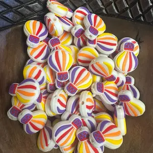 Hot air balloon focal beads