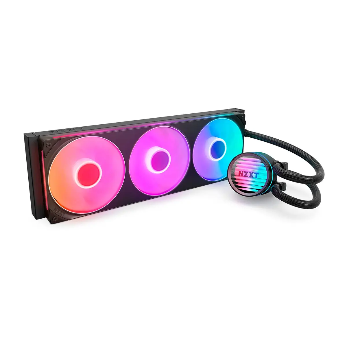 NZXT Kraken Core RGB 360mm All-in-One Liquid CPU Cooler with LCD Display, Black