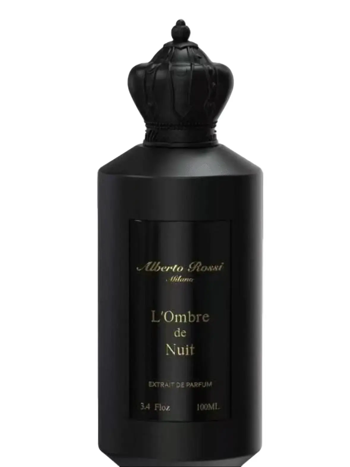 Alberto Rossi L'OMBRE DE NUIT Eau de Parfum - 100ml - Bergamot, Blackcurrant, Pink Pepper, Jasmine Sambac, Orris Root, Rose Petals, Amberwood, Patchouli, Musk - Refined & Magnetic Fragrance