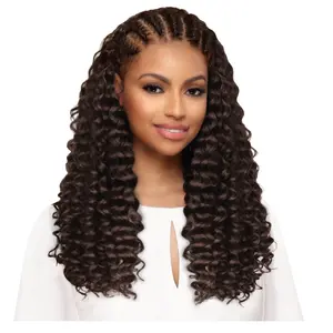 Eve Hair Inc. The Scarlet French Deep Wave Bulk Human Hair Blend Braiding Hair