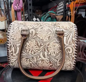 *New Arrivals! * MEDIUM genuine hand tooled speedy bags- see options below