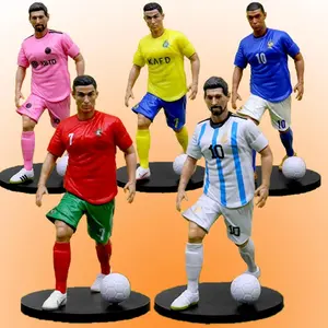 New Football Stari  Model Dolls Cartoon Cute Action Figure Car Accessories Football Fans Gifts 1-5pcs