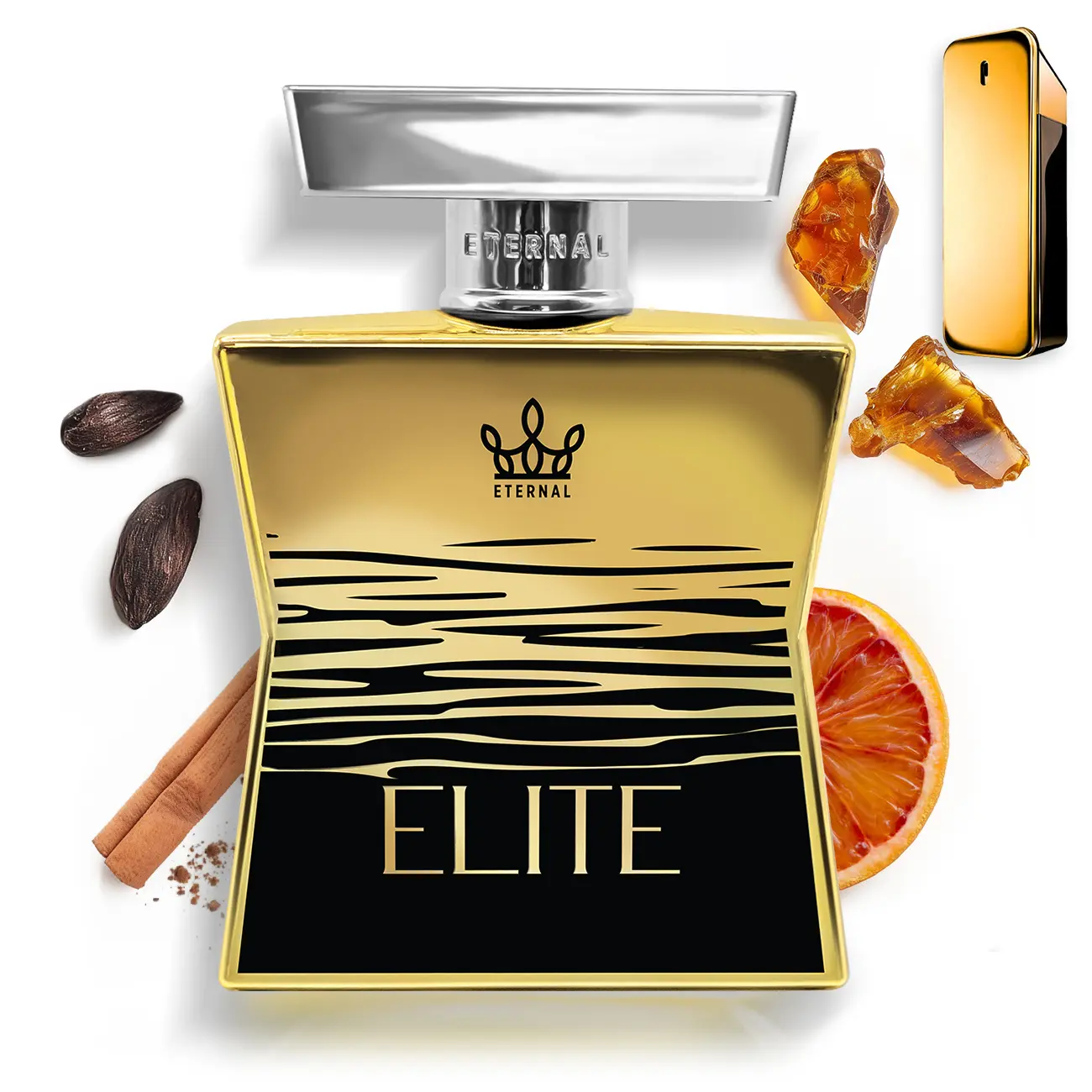 Eternal Elite - Inspired by Designer Sweet Spicy Mandarin Cologne - 3.4 oz (100ml) - EDP - Long-lasting - Vegan - Clean Ingredients - Cologne Spray for Men - 2000 sprays per bottle