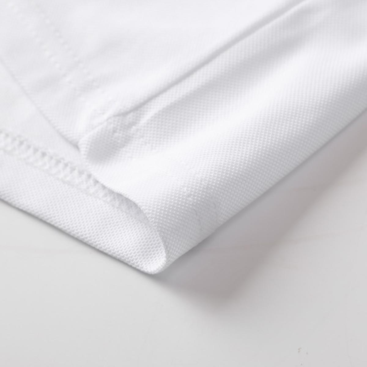 Men's Solid Color Short Sleeve Golf T-Shirt Set, Suitable for Business and Outdoor Sports