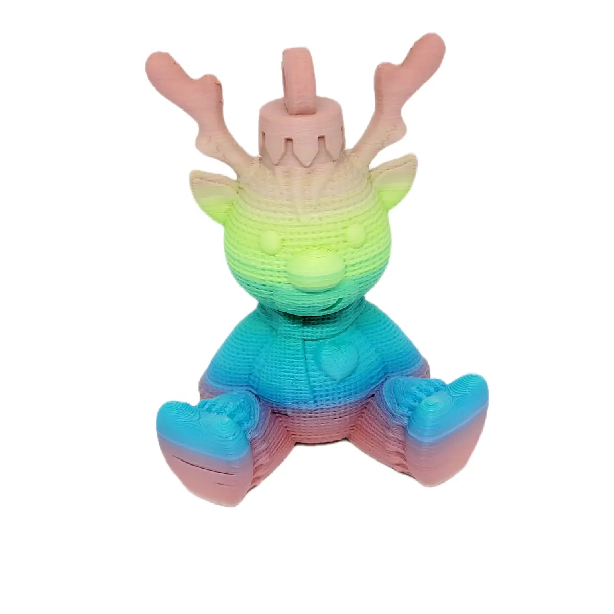 3D Printed Christmas Reindeer Ornament