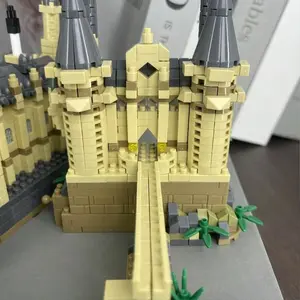 1560-Piece Creative Magic Academy Blocks Building Kit Set, Develops Hands-On Skills, Abs Material in Mixed Colors, Ideal for Home and Office Decor