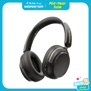 Monster Persona 3rd ANC Wireless Over-Ear Headphones, Bluetooth 6.0, 165H Battery Life, Foldable & Dual Device, 40mm Drivers, 5-Mic ENC, Headphones for Travel, Gaming & Work - Deals For You Days - SummerWins - DealsForYouDays