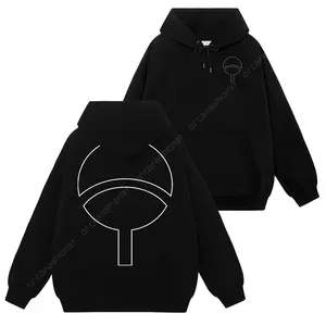 [Uchiha Fashion] Limited Uchiha Clan Logo - Naruto Shippuden #44 Hoodie T-Shirt Sweatshirt, Retro Vintage Unisex Graphic 90s Cotton, Gift For Wibu, Anime Manga Y2K Streetwear