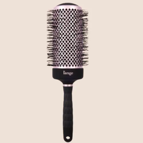 L'ANGE HAIR VolumePro 65mm Heated Thermal Brush - Extra-Long Ceramic Ionic Round Tool with Lightweight Handle for 90s Blowout, Smooth Results & Frizz-Free Volume