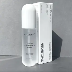velvetzhe Leave-in Conditioner spray Detangles, Controls Frizz & Heat Protectant Spray with Argan Oil & Keratin, Color Safe, Vegan, For All Hair Types outdoorfun