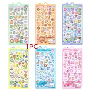 Random Design 3D Cartoon Animal Sticker Pack, Cute Decorative Stickers for Journals, Planners, Phone Cases, Water Bottles, Laptops & Stationery