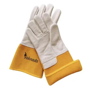 PAKNADA TIG Welding Gloves – Premium Goatskin Leather, Heat-Resistant, Soft & Flexible Welding Gloves (1 Pair)
