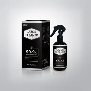 iSILK Shaver Cleaner Spray - Perfect Gift for Men, Sanitizes Electric/Manual Razors, Clippers & Trimmers | Eliminates Odor, Residue & Skin Irritation, 260ml (8.8fl oz)