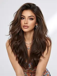 Curly Hair 13x6 Pre-Cut Lace Wig, Natural Parting Fashion Style for Women, Daily Wear, Free Styling, Lace Frontal Wigs
