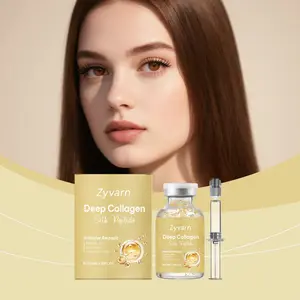 Silk Peptide Intensive Lifting Ampoule Collagen Peptide Firming Moisturizing Serum Peptide Drench Deeply Hydrates, Firms & Lifts, Revitalizing Facial Essence, Visibly Smoothes Fine Lines, Boosts Elasticity | Gift Set for Women, 50ml/1 Ampoule