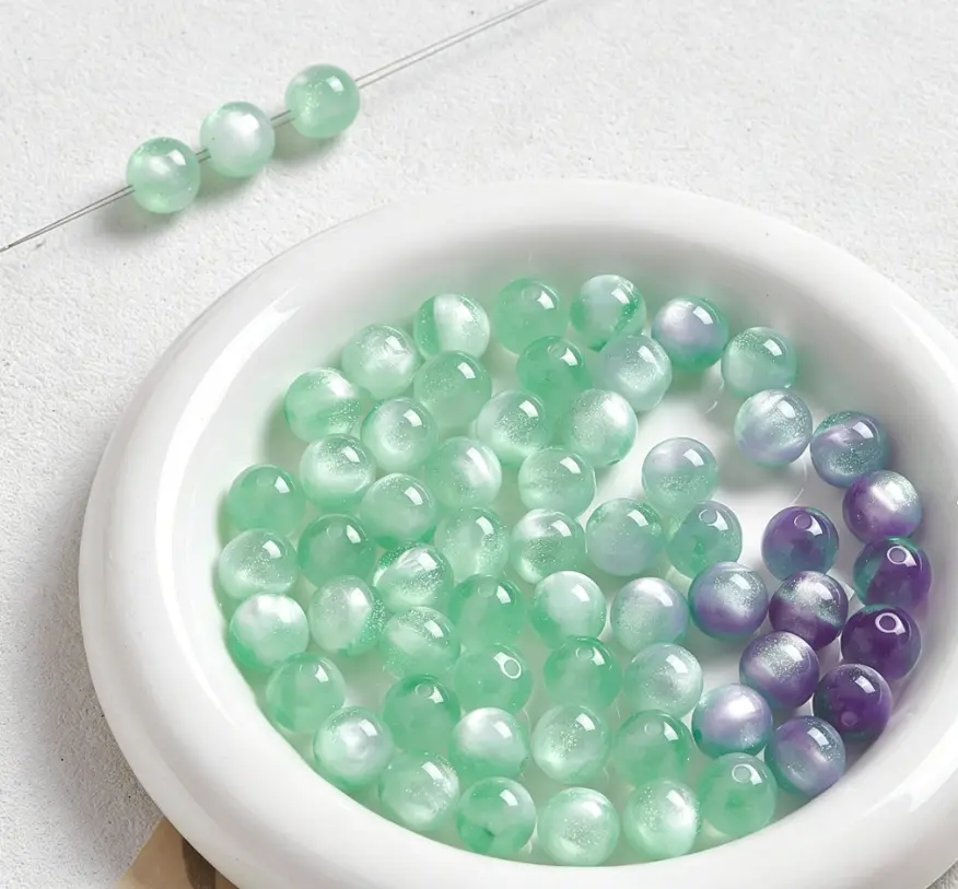 NEW Third-Color UV Color-Changing Beads for DIY Jewelry Making Enthusiasts