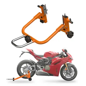 EZIMOTO Official Black Motorcycle Rear Combination Frame Kit, 880lb Load Capacity, Enhances Balance & Rear Axle Alignment, Compatible with Most Yamaha, Honda, Kawasaki, Suzuki Motorcycles
