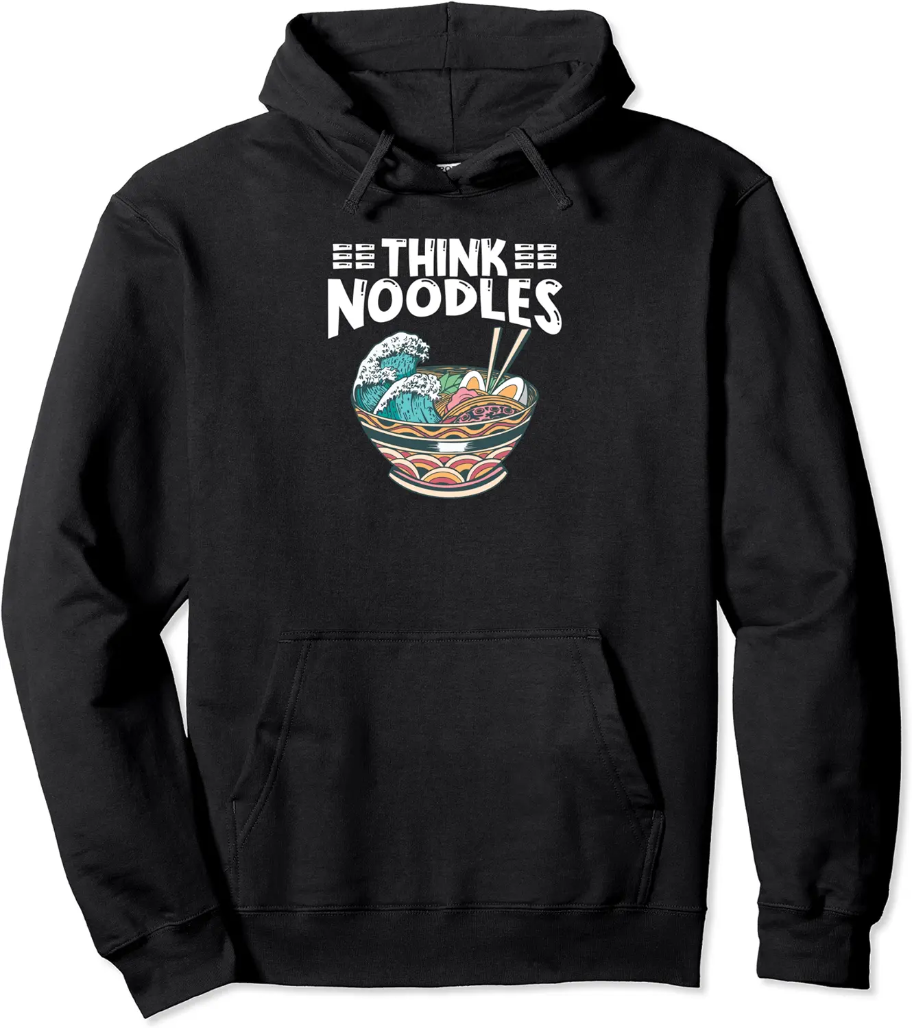 Ramen Japan Kawaii Noodle Bowl Kanagawa Wave Pullover Hoodie - Sabrinasmitl Shop 80B09NSWX1HH