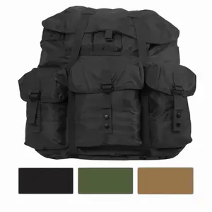 ROTHCO G.I. Type Large Alice Pack with Frame - 22"x20"x19" High-Capacity Military Grade Tactical Style Backpack, Waterproof Lining, Active-Duty Hiking Camping Bug-Out Bag, Military Grade Backpacks, Tactical Style Backpacks