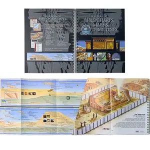 Bible Study Book - Book of Bible Charts, Maps & Time Lines Vol.1 10th Anniversary Edition, Christian Office Stationery with Figures, Group, Temple, Holy Land Content for Sunday School Preparation