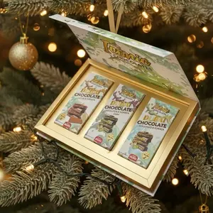 #Giftbox Iconic Chocolates Dubai Signature Gift Box 3 Flavors 200g Perfect for Gifting and Celebrations