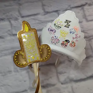 Musical Colombian Family Crown and Wand