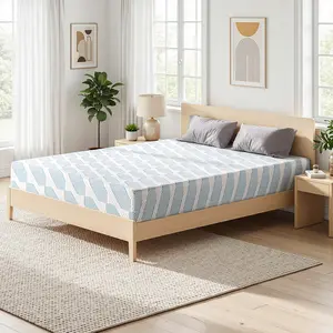 Memory Foam Mattress 5/6/8/10/12 Inch Twin, TXL, Full, Queen Mattress Memory Foam and Spring Hybrid Mattress Medium Firmness, Lumbar Support Suitable for Home Rooms, Hotel Furniture Ergonomic Mattress, Modern Style Large Size Mattress gift holiday fabric